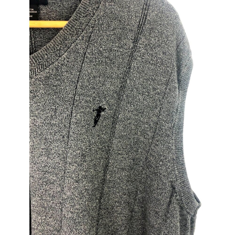 Fairway Outfitters Mens Size XL Gray Sleeveless Sweater Vest Golf - Picture 4 of 9